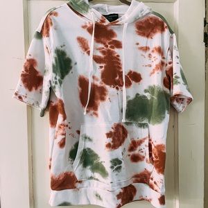 Hooded Short-Sleeve Sweatshirt